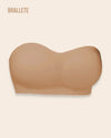 Brasier Sin Tirantes Sin Costuras Narbena - Brallete Beige Brasier Sin Tirantes