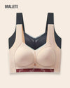 Brasier Longline Sin Varillas Petunia - ¡Compra 1 y Lleva 2! Negro + Nude Brasier Longline