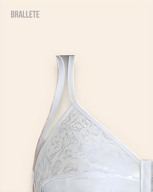 Brasier Bralette Sin Varillas Con Cierre Frontal Floranza - Brallete Brasier Bralette