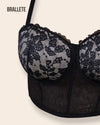 Brasier Push-Up Longline Sin Relleno Heliantia - Brallete Brasier Longline Modelador
