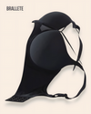 Brasier Bralette Push-Up con Varillas y Tirantes Ajustables - Brallete Brasier Bralette