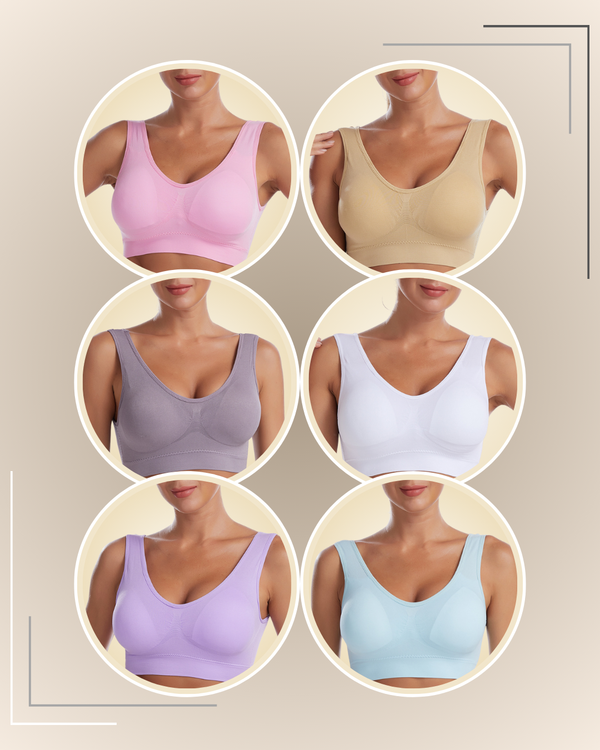 Brasier Top con Copa Removible Mariva - Kit de 6 Piezas 9 Brasier Top