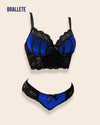Conjunto Lencería Con Varilla Bondi – Brallete Azul Conjunto de Lencería