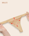 Panty Sin Costuras Cintura Baja Daisy - Kit 5 Piezas Panties