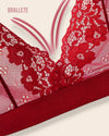 Conjunto De Lencería Sin Varillas Sin Relleno Orquídea – Compre 2 y Lleva 3 Conjunto de Lencería