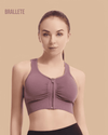 Brasier Deportivo con Cierre Frontal y Relleno Removible - Kit 2 Brasieres Brasier Deportivo