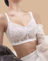 Brasier Bralette Blanco Sin Varillas de Algodón - Brallete Brasier Bralette