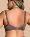 Brasier Bralette Push-Up Con Encaje Floral y Varillas - Brallete Brasier Push-Up