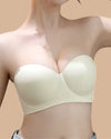 Brasier Balconette Push-Up Sin Tirantes Removibles y Sin Varillas - Brallete Brasier Balconette