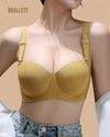 Brasier Balconette Push-Up Sin Tirantes Removibles y Sin Varillas - Brallete Brasier Balconette
