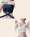 Brasier Sin Tirantes Modelador Con Encaje Camelia - ¡Compra 1 y Lleva 2! Negro + Nude Brasier Sin Tirantes