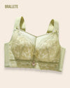 Brasier Longline De Encaje Sin Varillas Dalia - Brallete Verde Brasier Longline