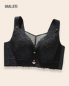 Brasier Longline De Encaje Sin Varillas Dalia - Brallete Negro Brasier Longline