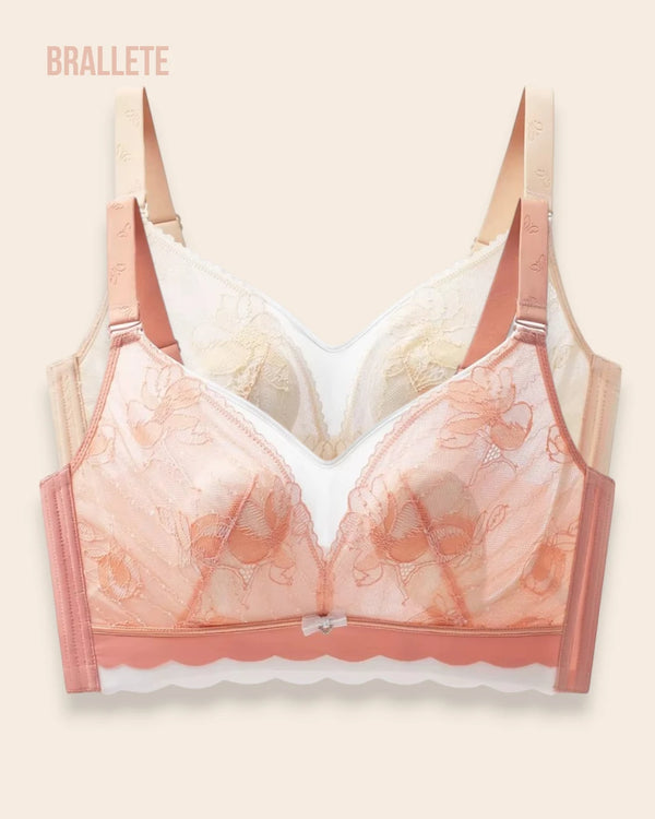 Brasier Bralette Sin Varillas Orquídea – Compre 1 y Lleve 2 Nude + Rosa Brasier Bralette
