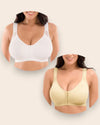 Brasier Reforzado Corrector Postural Brallete Max - Compra 1 y Llévate 2 Blanco + Nude Brasier Bralette