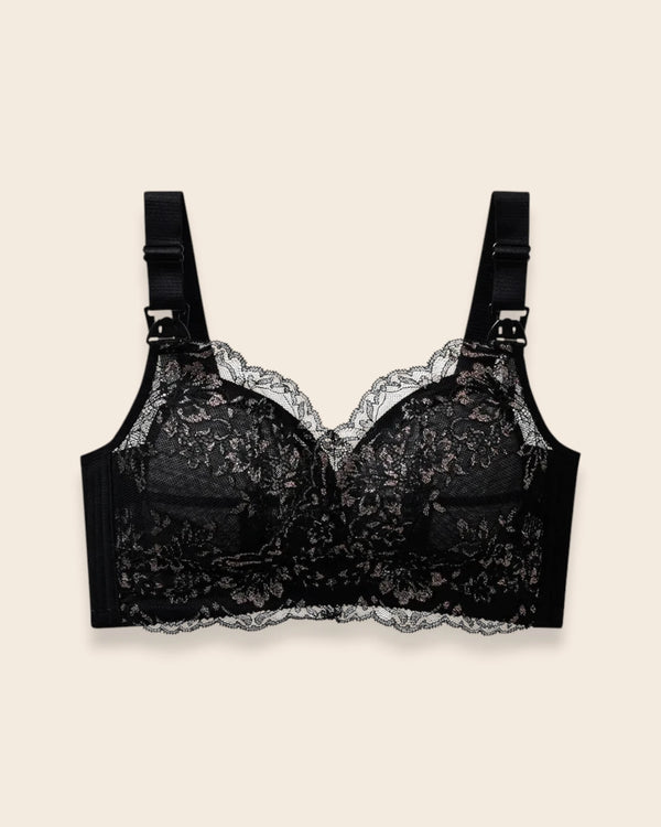 Brasier Longline Sin Varillas Soporte Alto Petunia - Brallete Negro Brasier Longline